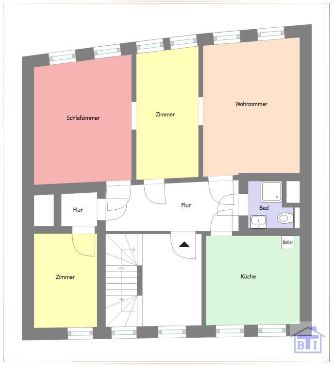 Thumbnail-Kinderfreundliche Wohnung mit Garten im Stadtzentrum