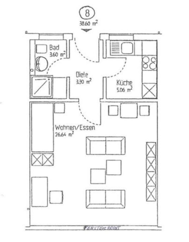 Thumbnail-1-Zimmer Penthaus-Wohnung in Darmstadt, provisionsfrei von privat