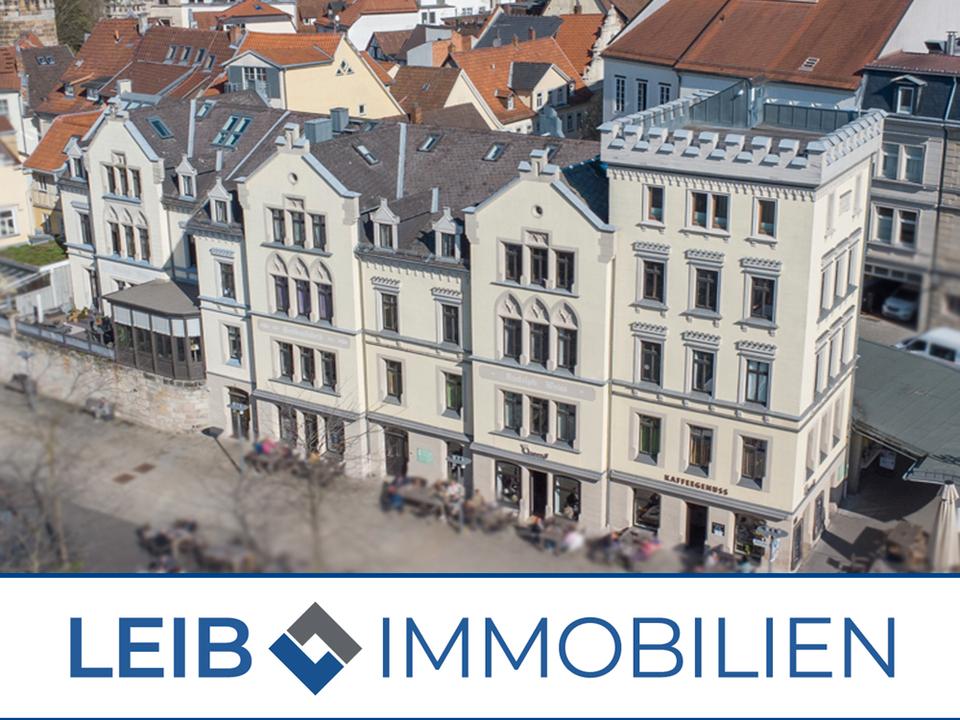 Thumbnail-Zentral gelegene 3-Zimmer-Dachgeschosswohnung mit Küche, Büro und Tageslichtbad in Innenstadtlage