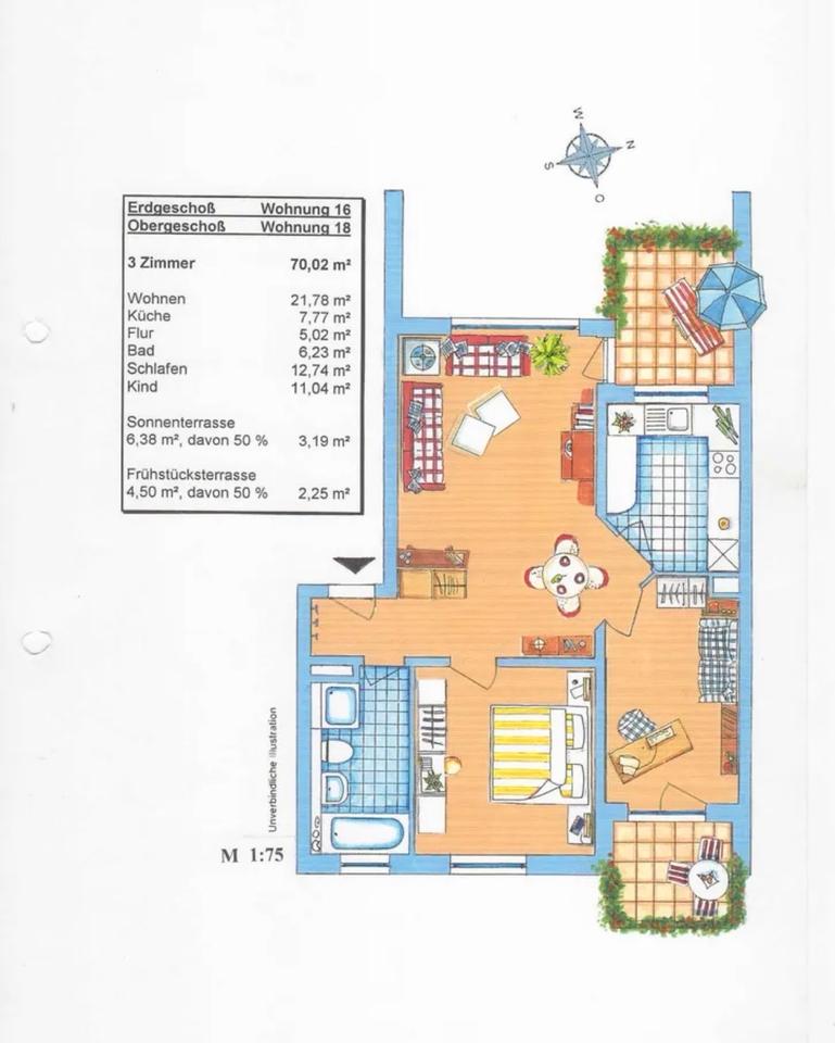 Thumbnail-Helle 3 Zimmer Wohnung - Wendlingen am Neckar