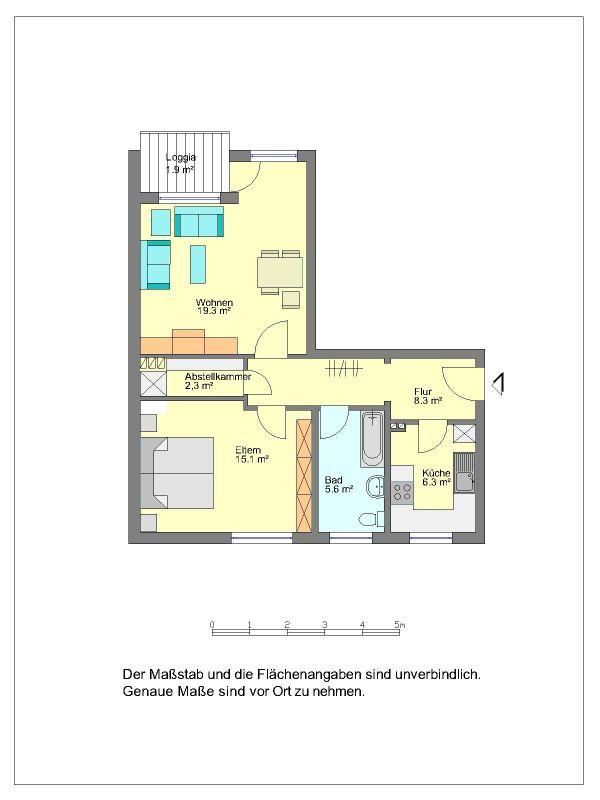 Thumbnail-2 ZKB *neuer Laminatboden inkl. Balkon.