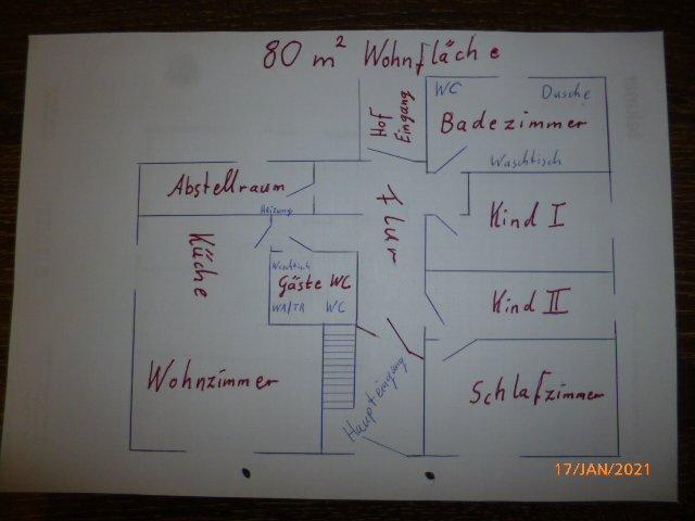 Thumbnail-Bahrdorf, 80 m² Wohnfläche im Erdgeschoss zum 1.8.2026 frei