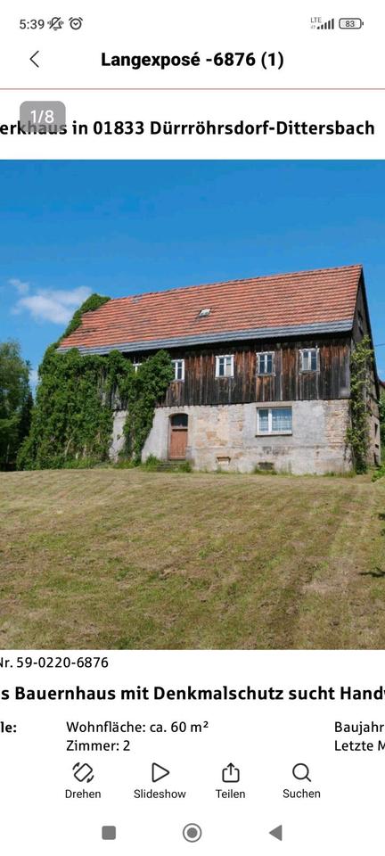 Thumbnail-700qm Bauland inkl Fachwerkhaus & genehmigten Modernisierungsplan