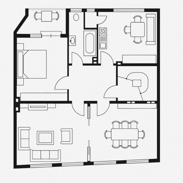 Thumbnail-3,5-Zimmer-Wohnung mit Balkon in zentraler Lage von Euskirchen