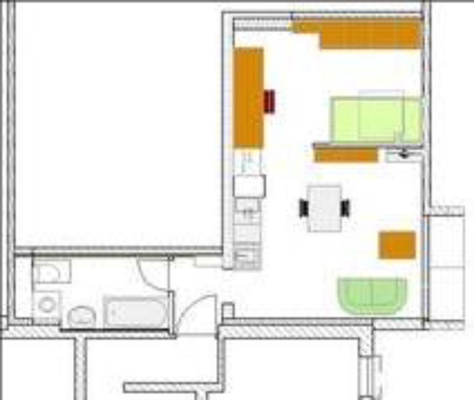 Thumbnail-Studio, 1 bis 2 Personen, DG 1.OG, komfortabel, nett möbliert