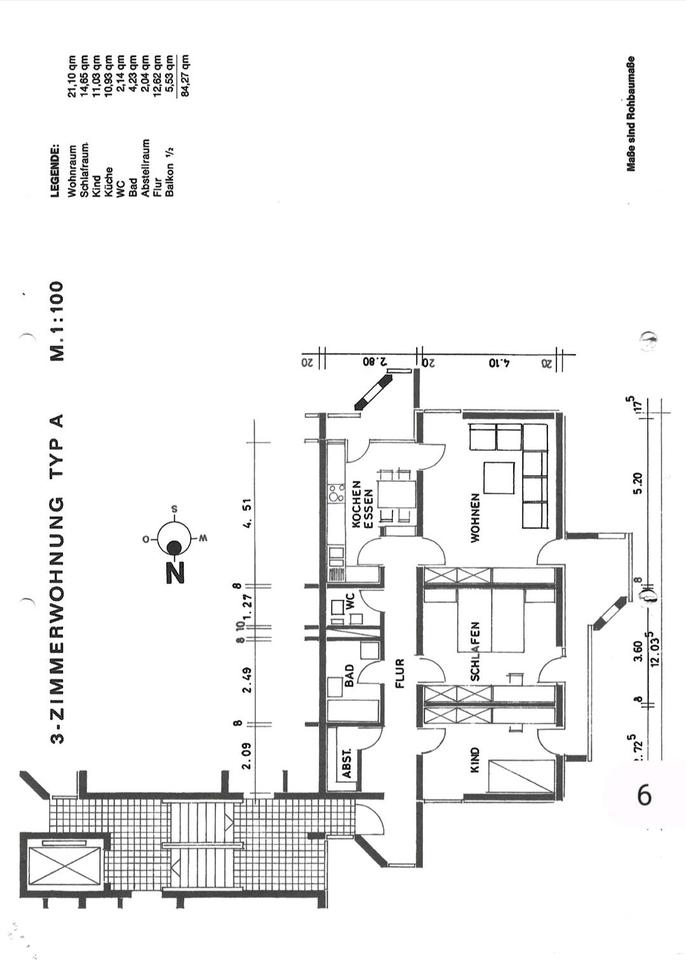 Thumbnail-3 Zimmer Wohnung in Karlsruhe Rintheim -Ohne Provision-