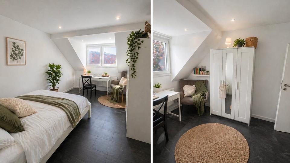 Thumbnail-Zu vermieten: 3 - Zimmer Dachgeschoss Wohnung 75qm, modernisiert
