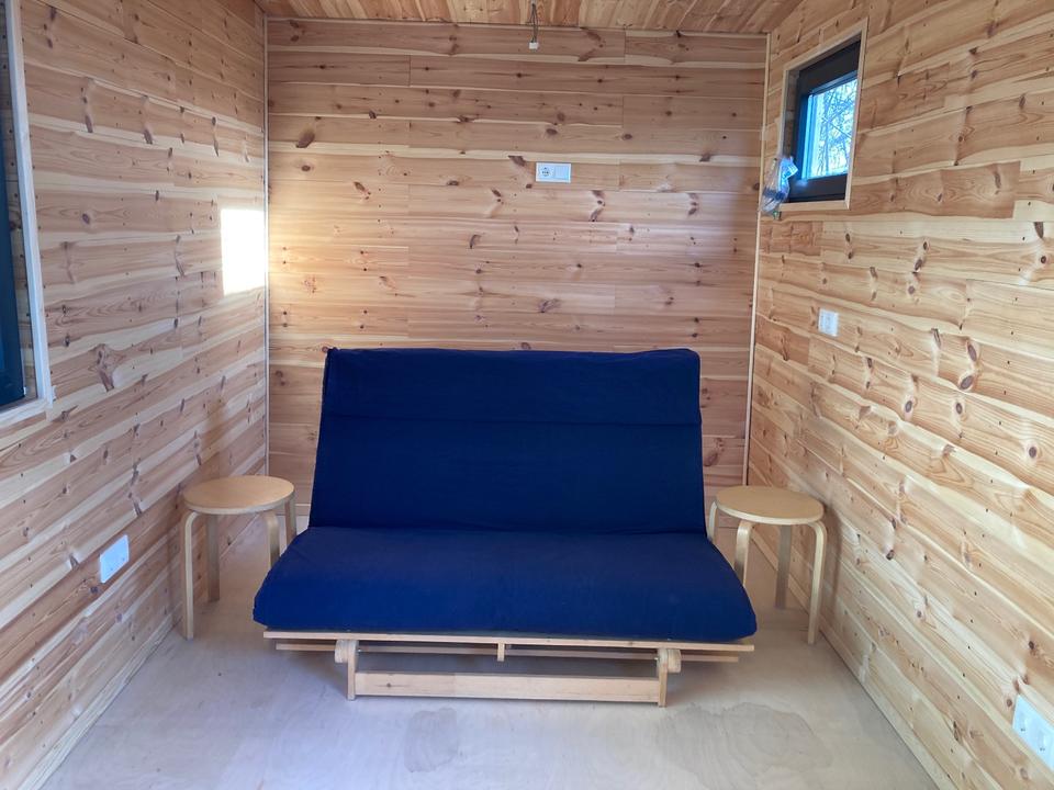 Thumbnail-Tiny House winterfest auf einem 3 Achsen Vlemmix Trailer