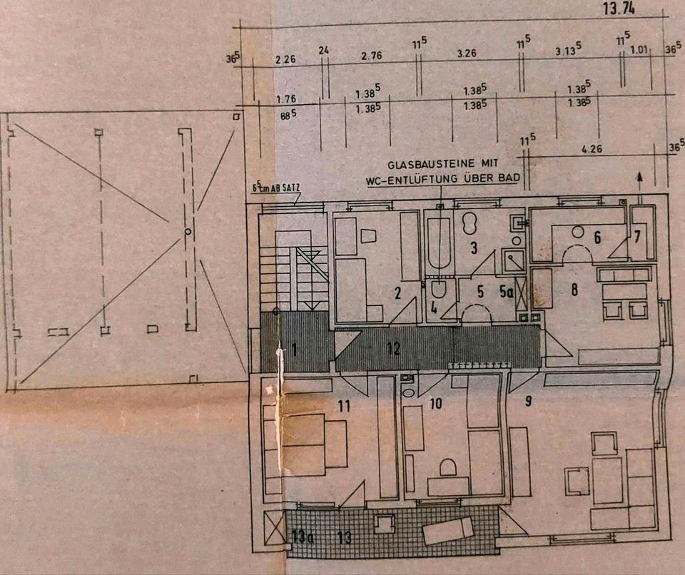 Thumbnail-Vermiete 5 Zimmer Wohnung zentrumsnah in Oberviechtach, 105qm
