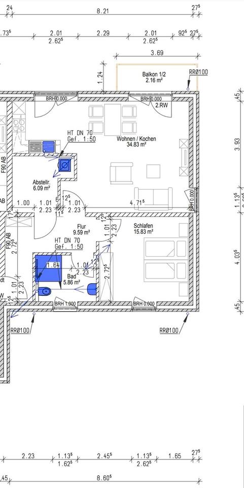 Thumbnail-Moderne 2 Zimmer Neubau Wohnung mit Terrasse, Stellplatz in Celle