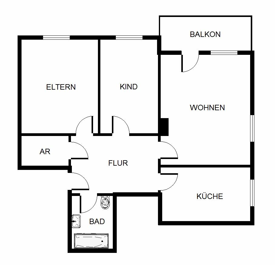 Thumbnail-Ab sofort! 3-Zimmer-Wohnung in Gelsenkirchen Hassel