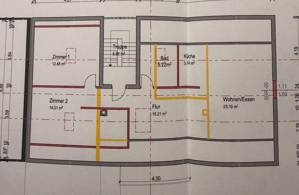 Thumbnail-Kernsanierte 3-Zimmer-Dachgeschosswohnung in Bad RappenauFürfeld