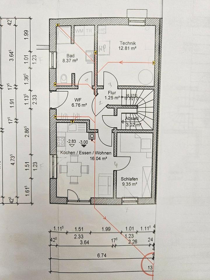 Thumbnail-Single Wohnung 43,5 m2 in 93185 Michelsneukirchen