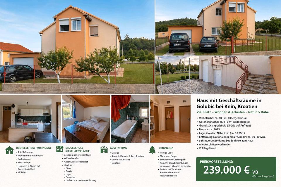 Thumbnail-Groszügiges Haus für Wohnen und Gewerbe Möglichkeit 2.Wohnung