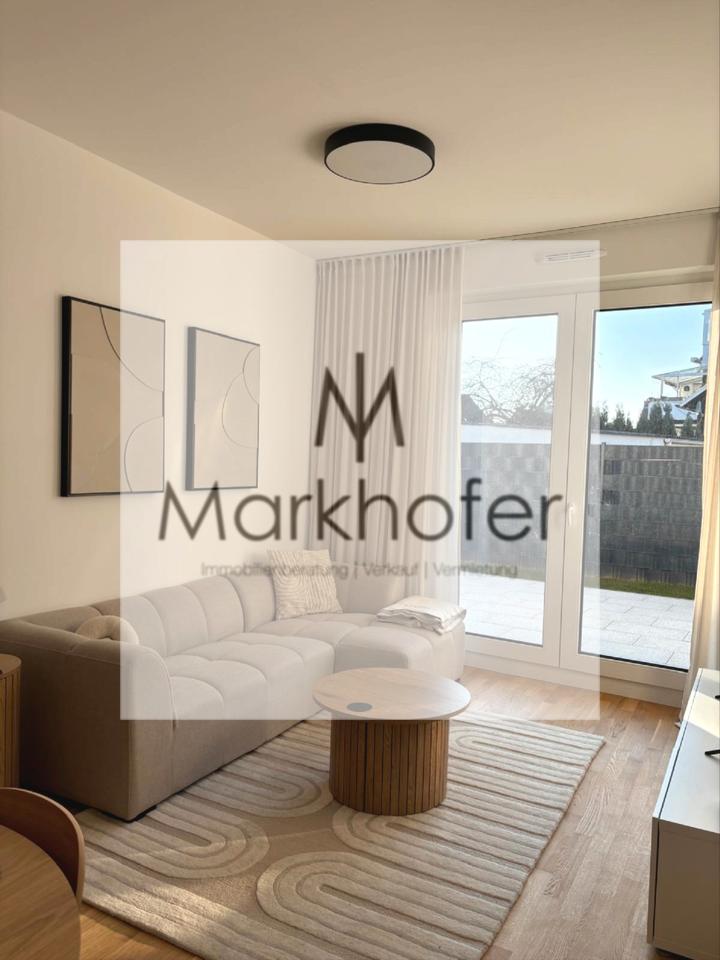 Thumbnail-Teilmöbilierte Neubau - Erdgeschoss- Wohnung mit 2 Zimmern und Terrasse zu vermieten !