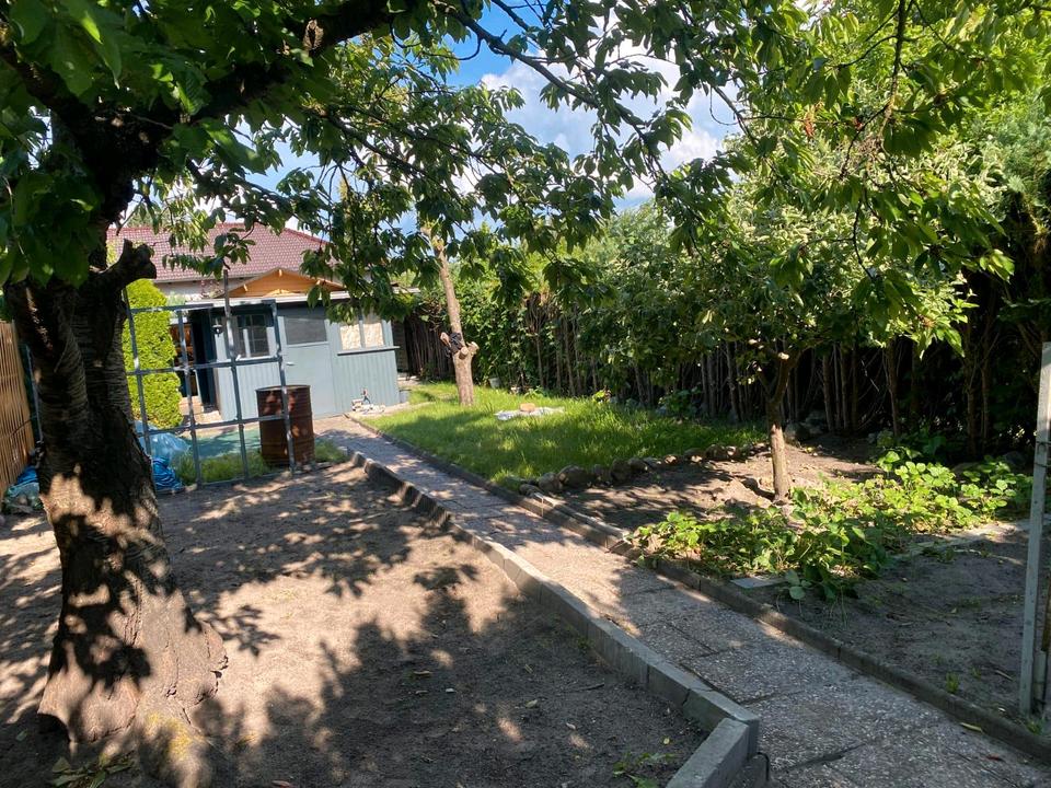 Thumbnail-Gartenparzelle mit Gartenhaus und Garage in Liebenwalde