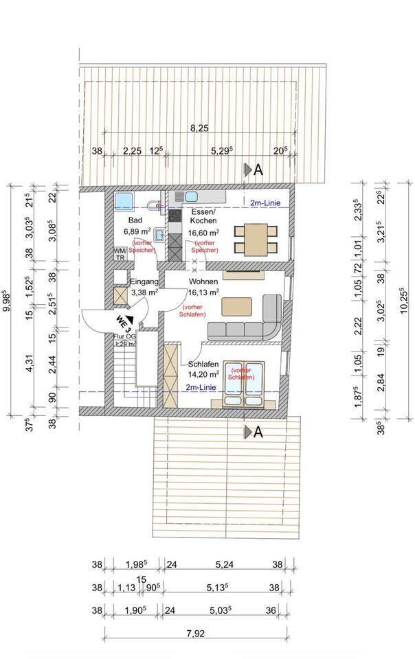 Thumbnail-2-Zimmerdachgeschosswohnung in Egglham zu vermieten