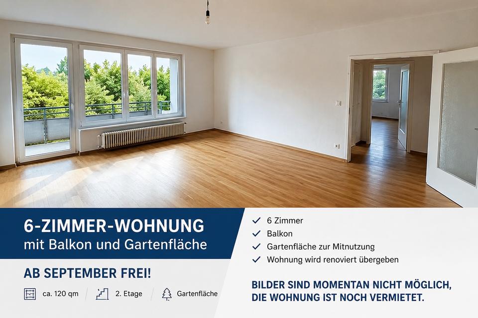 Thumbnail-Großzügige 120 qm Wohnung ab September frei