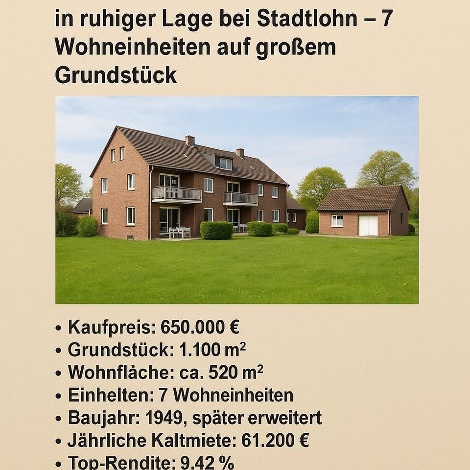 Thumbnail-7 Parteien Mehrfamilienhaus mit Top-Rendite (9,42 %)
