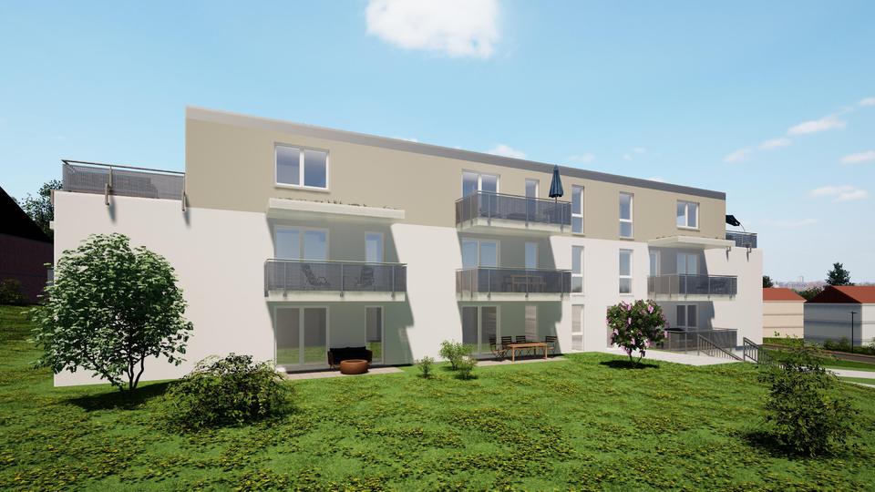 Thumbnail-Moderne, seniorengerechte 2-Zimmer-Wohnung mit Terrasse o. Balkon (ab 60. Lj. mit Wohnberechtigungsschein)