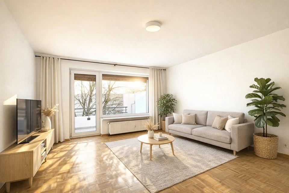 Thumbnail-Ruhig gelegene 3-Zi-Whg mit Südbalkon