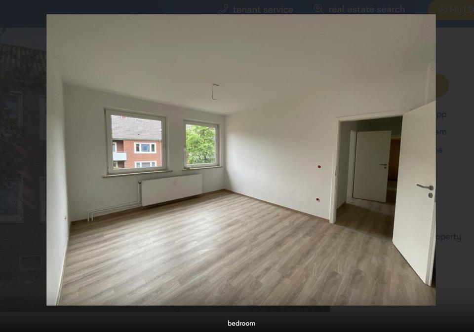 Thumbnail-Helles Zimmer frei in großer 3-Zimmer-Wohnung (74 m²) in Aurich