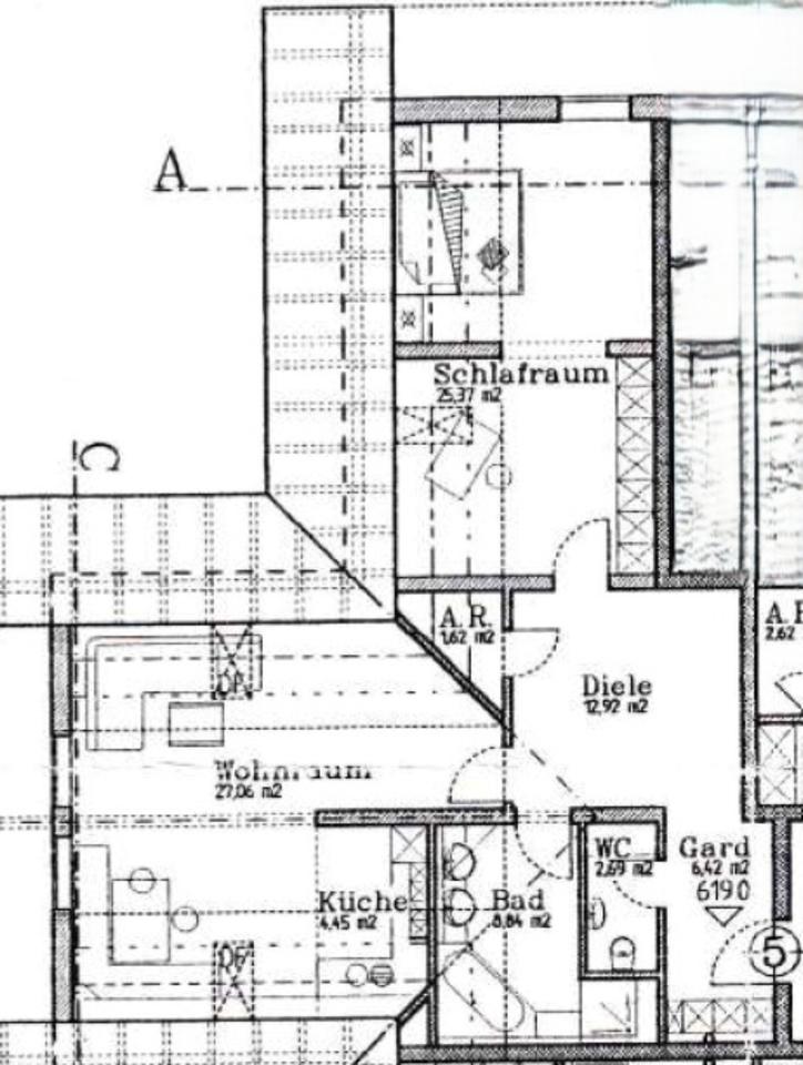 Thumbnail-Wohnung komplett möbliert & Tiefgaragenstellplatz