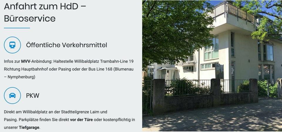 Thumbnail-Postadresse München Büroanschrift Firma Firmengründung Impressum