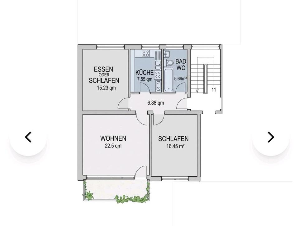 Thumbnail-Kernsanierte 3 Zimmer Wohnung in Calw-Heumaden