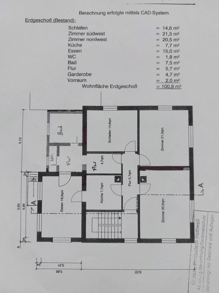 Thumbnail-3,5 Zimmer Wohnung in Rottweil