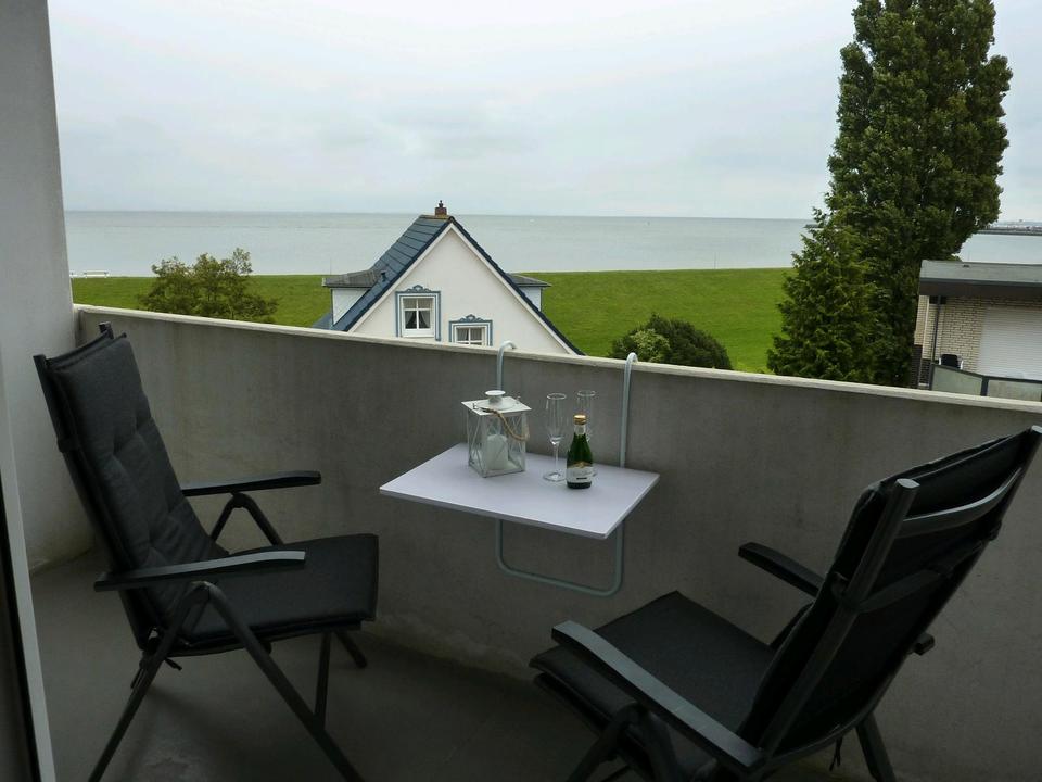 Thumbnail-Ferienwohnung Cuxhaven mit Meerblick Schwimmbad Sauna