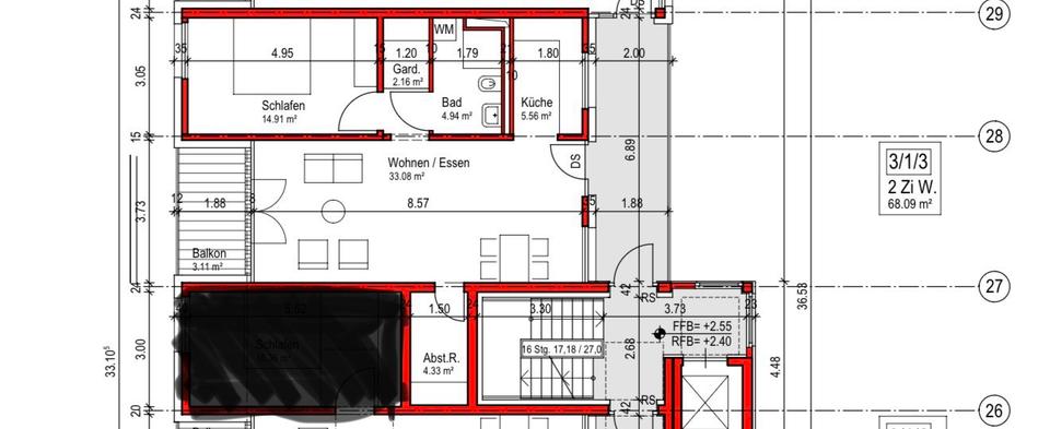 Thumbnail-Attraktive 2,5-Zimmer Wohnung mit Balkon in Nürtingen