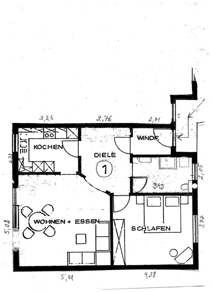 Thumbnail-2-Zimmer-Wohnung STADTMITTE BÜHL
