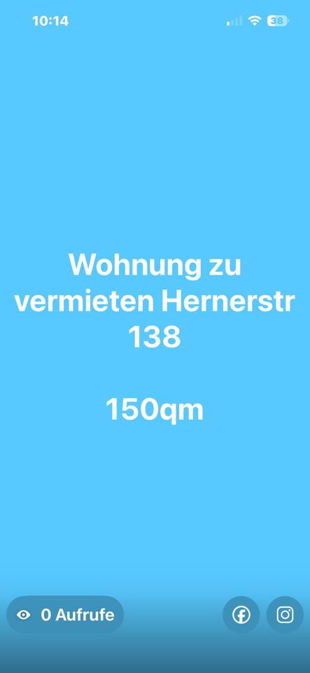 Thumbnail-Massionetten Wohnung Kernsaniert in Bochum zu vermieten 150 qm