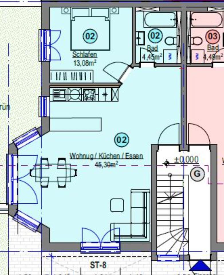 Thumbnail-Provisionsfrei: Moderne 2-Zi-Wohnung in Leimen – Wärmepumpe & Ter