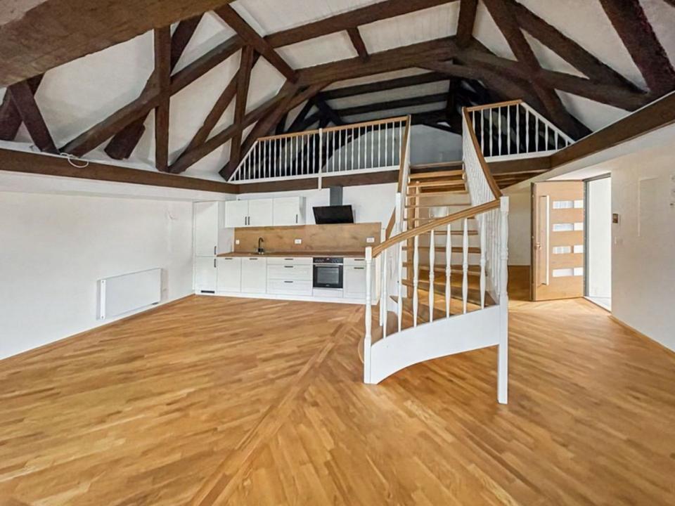 Thumbnail-Zu vermieten: Einzigartige, große, offene, Loft-Whg. Terrasse, City Vilshofen, Kaltm.990€, 135 qm