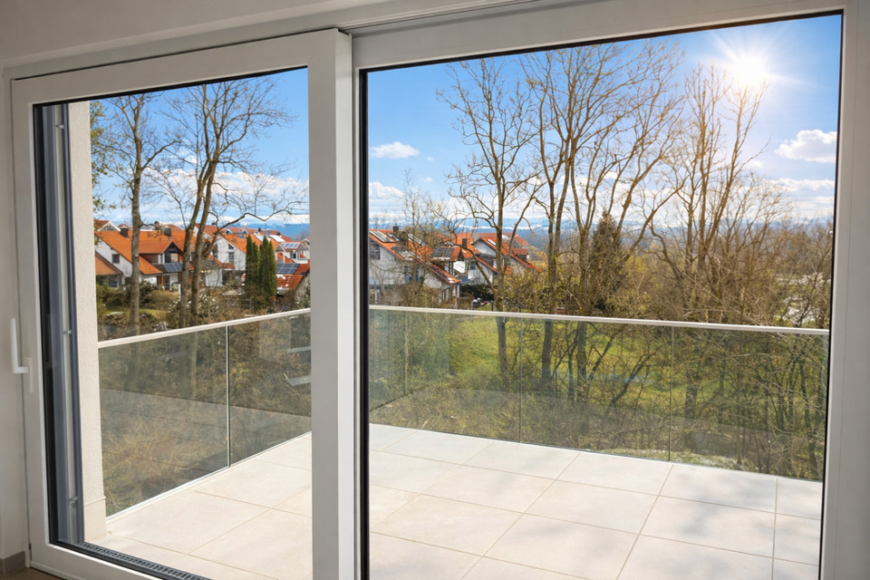 Thumbnail-Neubau 3-Zimmer-Wohnung (ca. 89 m²) mit Balkon &Naturblick