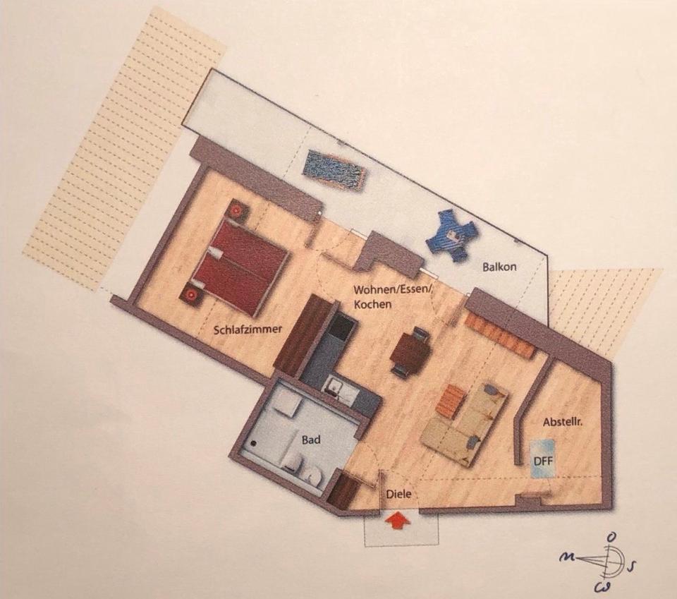 Thumbnail-Wohnung zu Vermieten - Betreutes Wohnen Führstenhof - Waging