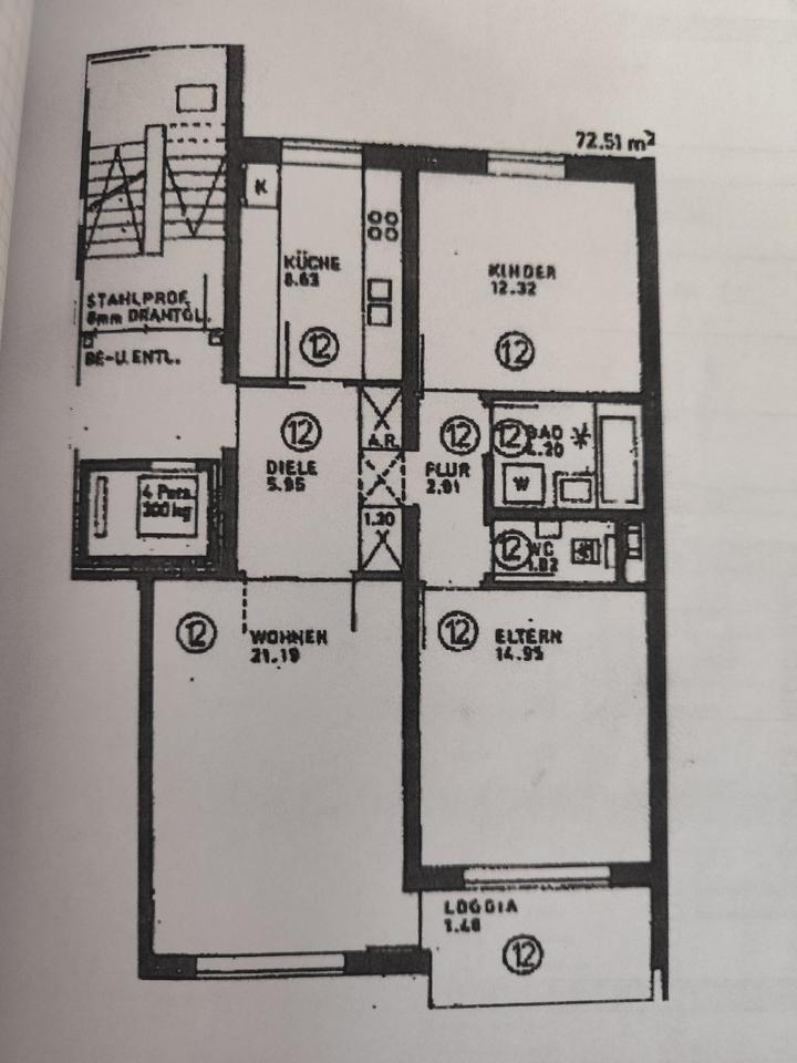 Thumbnail-Sehr helle 3-Zimmer Wohnung in Altdorf, Am Waldanger
