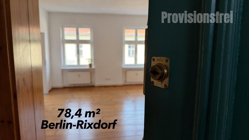 Thumbnail-Neukölln 78 m² Altbau-Wohnung – freistehend – Provistionsfrei