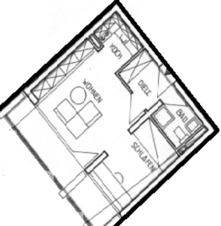 Thumbnail-helles 2Zi-Apartment 2Zi-Wohnung Schweinfurt Deutschhof