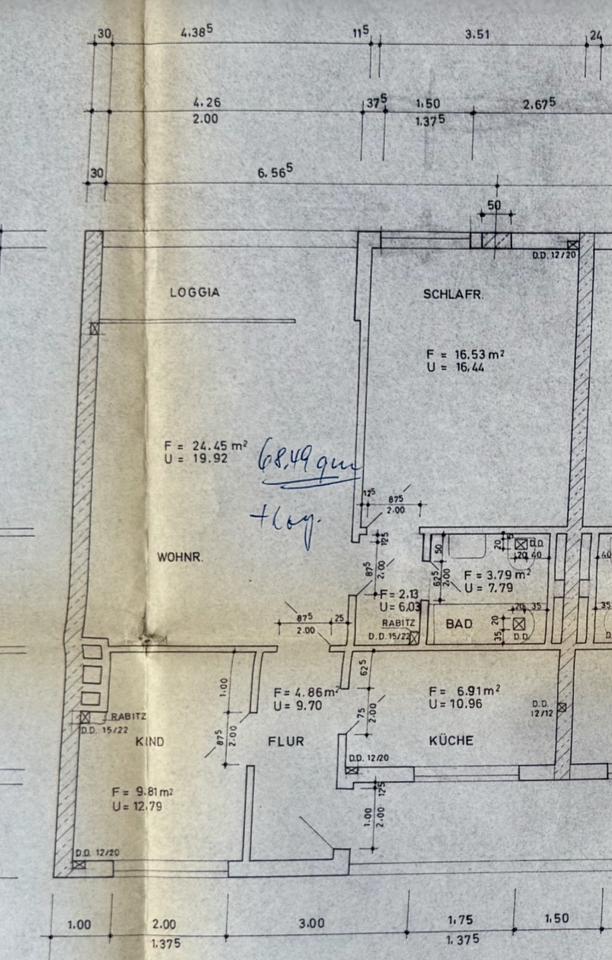Thumbnail-Arnsberg 3-Zimmer-Wohnung im Zentrum – mit Loggia (überdachter Balkon), Keller & KFZ-Stellplatz 4.OG, Aufzug