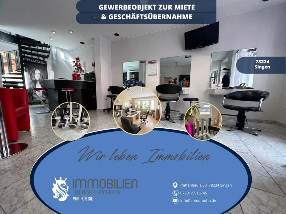 Thumbnail-Friseursalon in Bestlage Singen zu übergeben – laufender Betrieb & faire Miete
