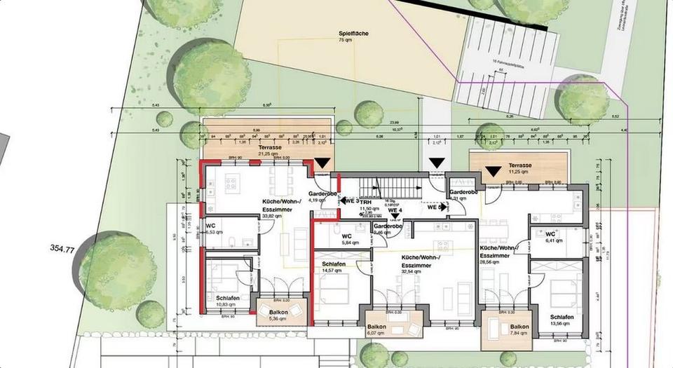 Thumbnail-Moderne 2-Zi. Loftwohnung 63 m² mit Balkon & Terrasse *Neubau*