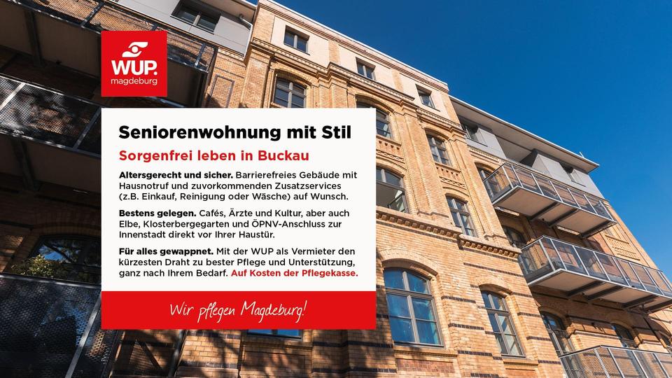 Thumbnail-Barrierefreie 2-Raum-Seniorenwohnung in Magdeburg-Buckau