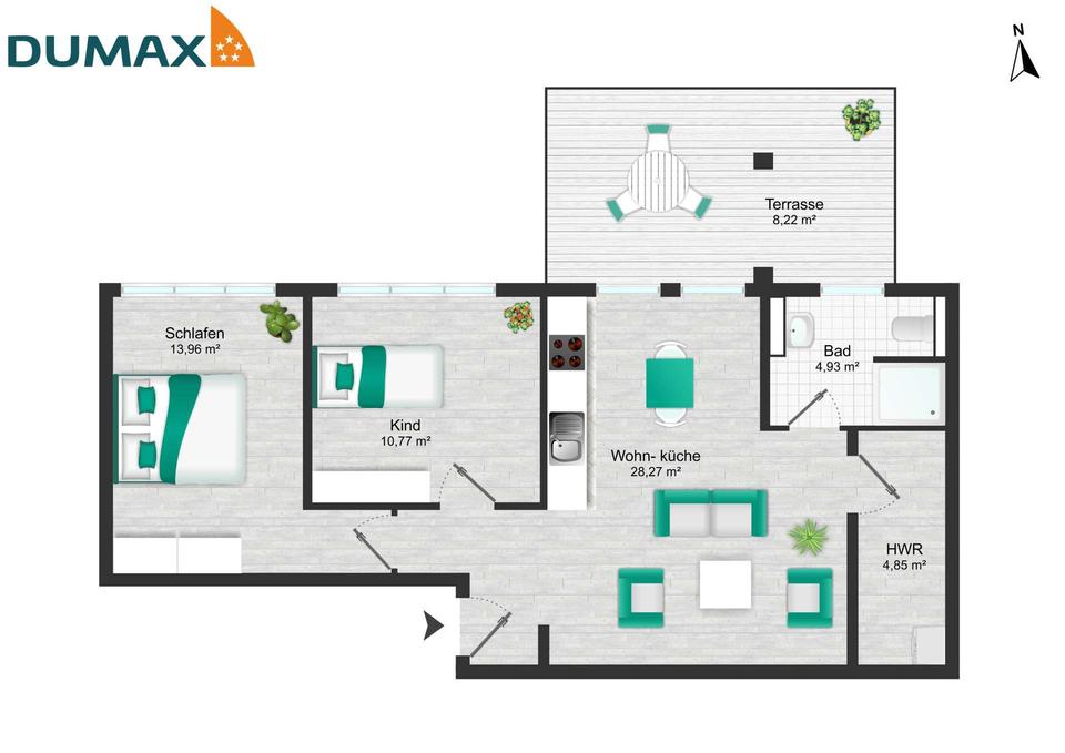 Thumbnail-3 ZKB-WHG mit Terrasse und Traumküche in Twistringen