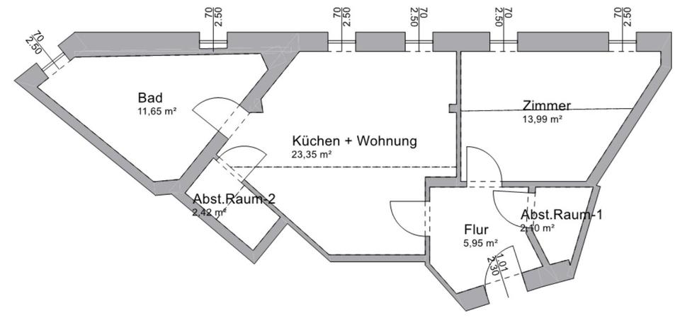 Thumbnail-Helle Möblierte 2-Zimmer-Wohnung in WendeburgRüper