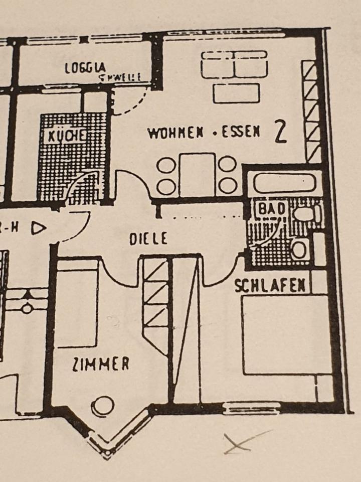 Thumbnail-Erdgeschosswohnung in Schiepzig zu vermieten