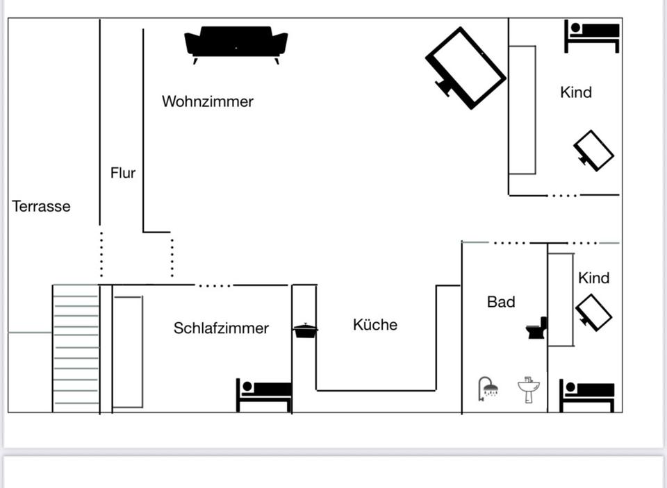 Thumbnail-4 Raum -Wohnung in Zirchow