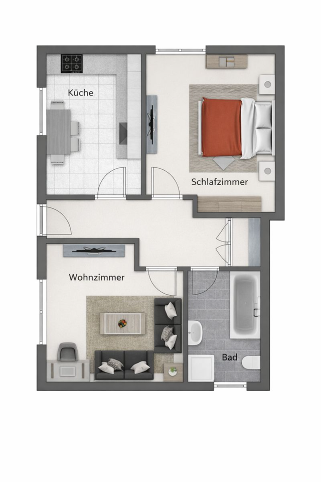 Thumbnail-Helle 2-Zimmer-Einliegerwohnung im Zentrum von Lindlar